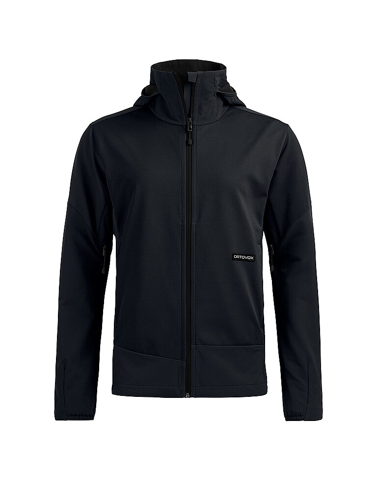 ORTOVOX Damen Touren Softshelljacke Ortler Plus Windstopper Hoodie schwarz | S