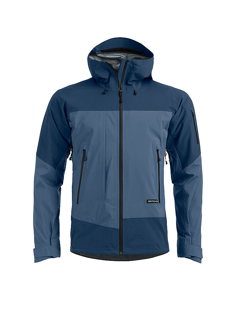 ORTOVOX Herren Tourenjacke Ortler GTX 3L Hoodie blau | S