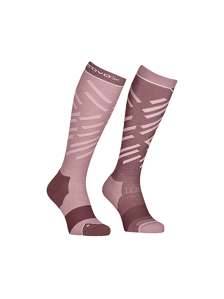 Ortovox Damen Skitourensocken Tour Long Socks rosa