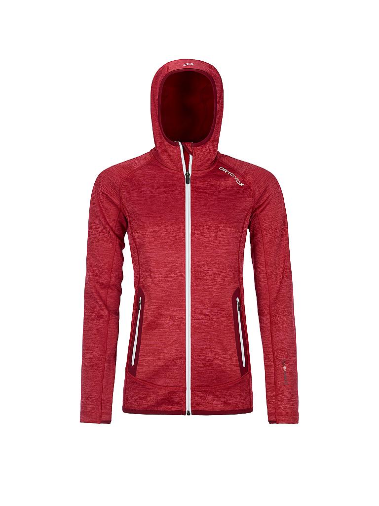 ORTOVOX | Damen Fleecejacke Fleece Space Dyed Hoody | rot