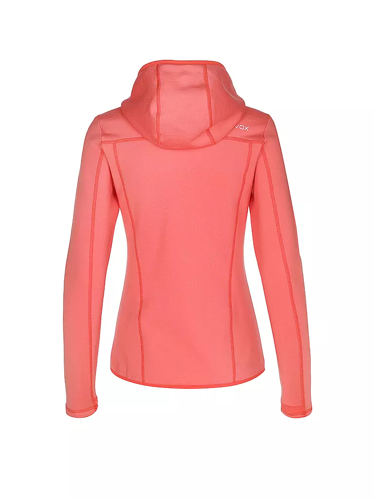 ORTOVOX | Damen Fleecejacke Hoodie | koralle