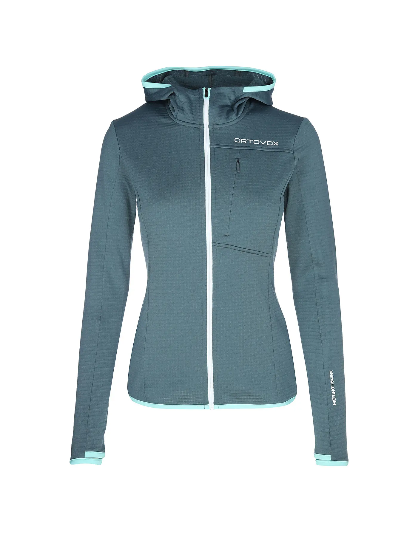 ORTOVOX | Damen Fleecejacke Light Grid | petrol
