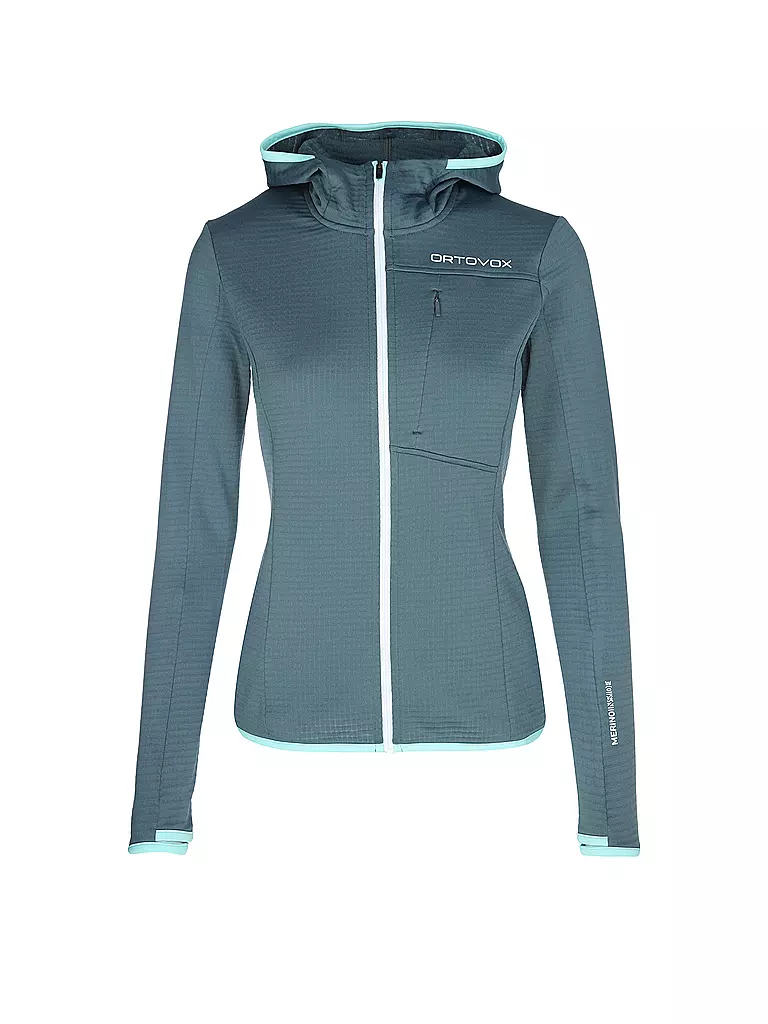 ORTOVOX | Damen Fleecejacke Light Grid | petrol