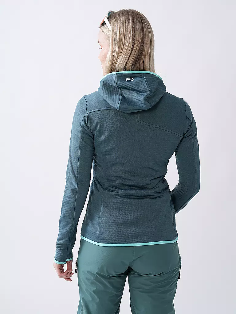 ORTOVOX | Damen Fleecejacke Light Grid | petrol