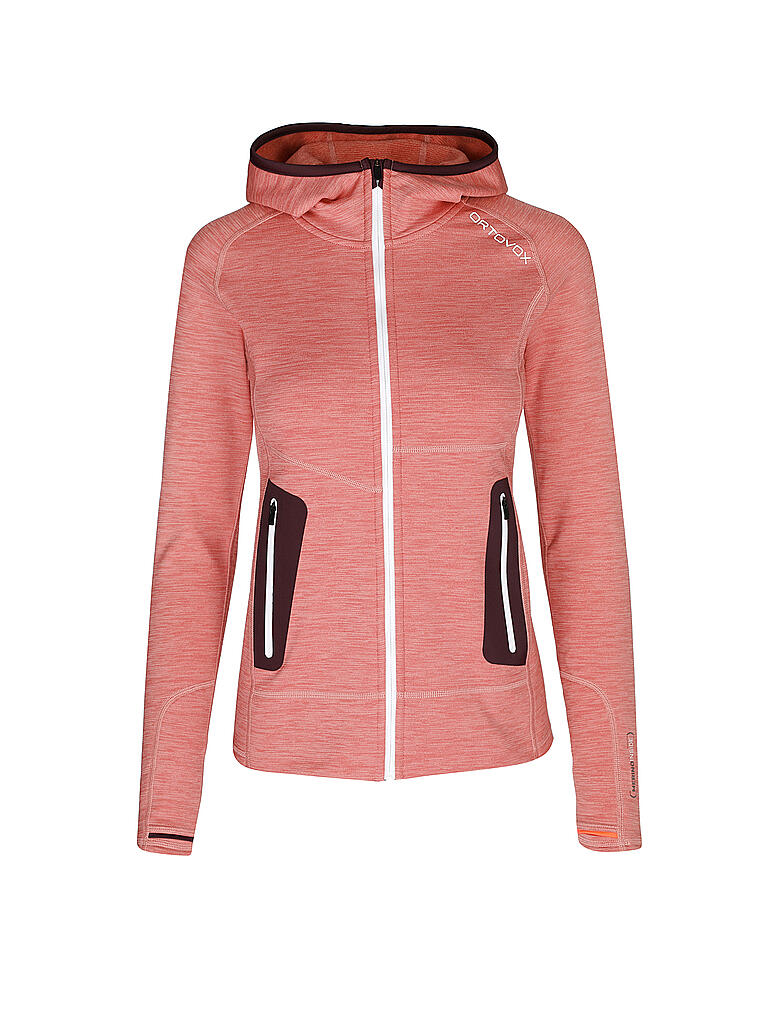 ORTOVOX | Damen Fleecejacke Light Hoodie | rosa