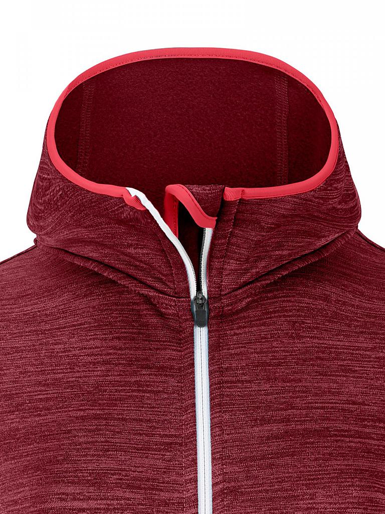 ORTOVOX | Damen Fleecejacke Melange Hoody | rot