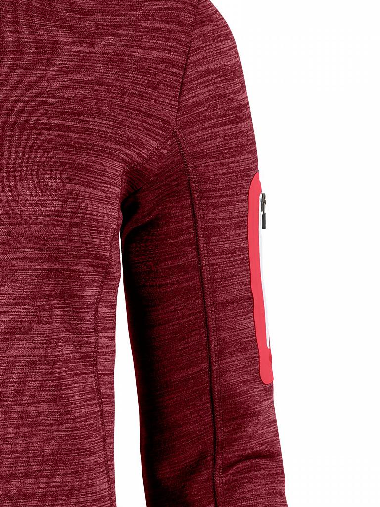 ORTOVOX | Damen Fleecejacke Melange Hoody | rot