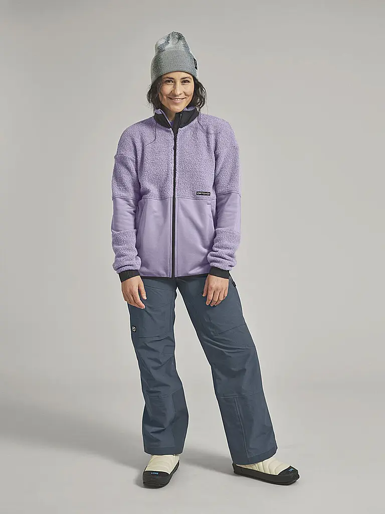 ORTOVOX | Damen Fleecejacke Teddy | lila
