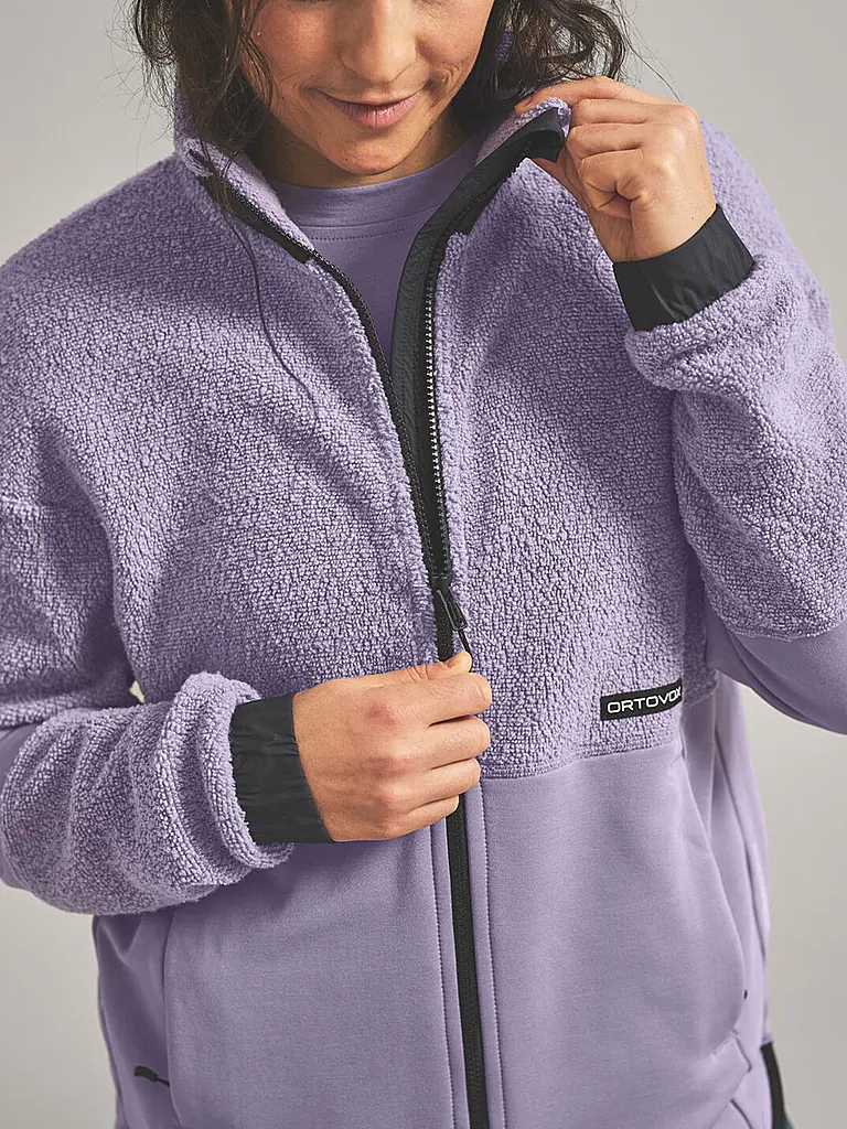ORTOVOX | Damen Fleecejacke Teddy | lila