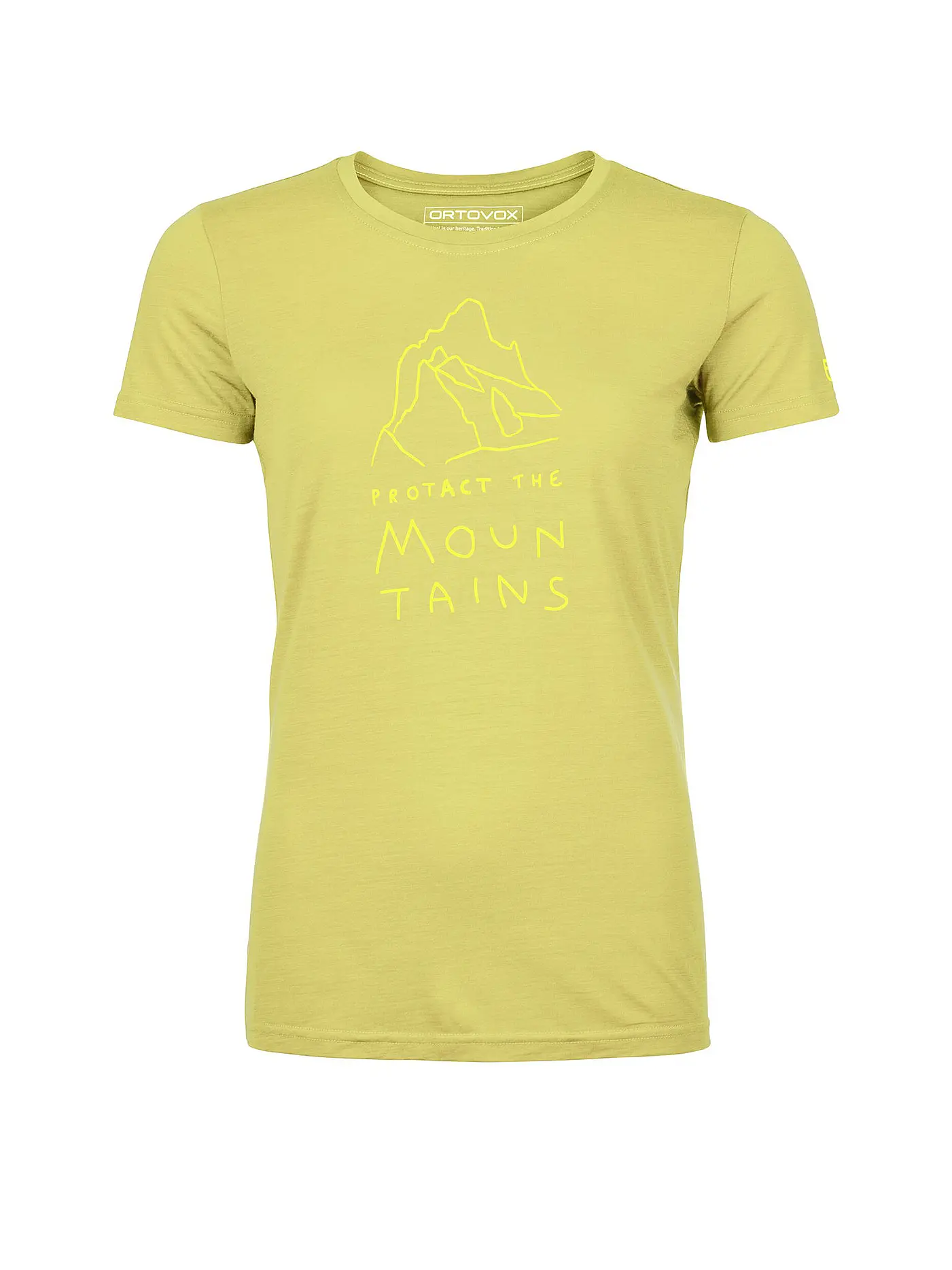 ORTOVOX | Damen Funktionsshirt 150 Cool Mountain Protector  | gelb