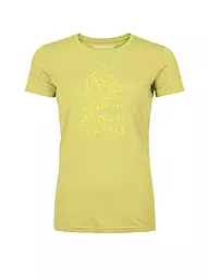 ORTOVOX | Damen Funktionsshirt 150 Cool Mountain Protector  | gelb