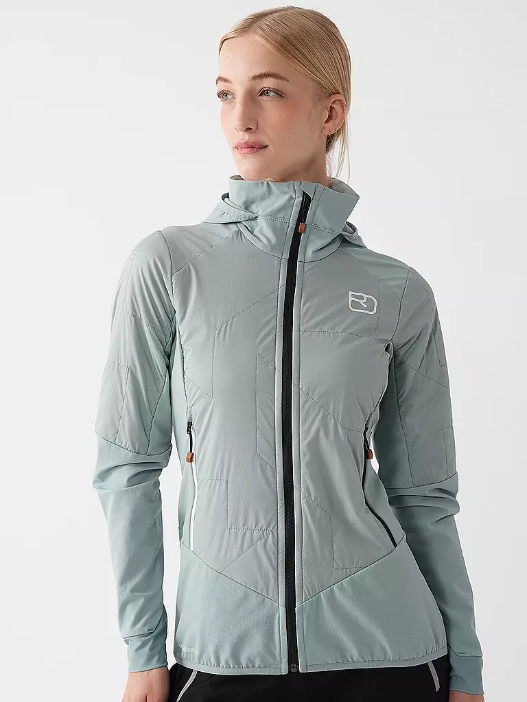ORTOVOX | Damen Hybridjacke Col Becchei SW Hoodie | hellblau