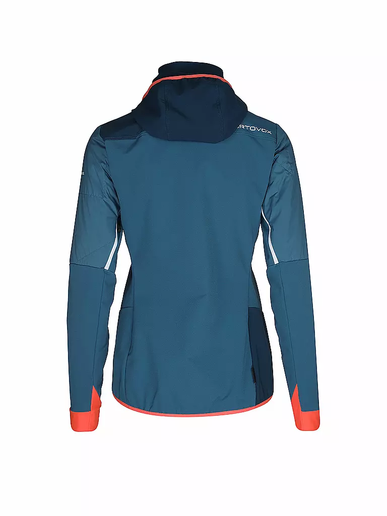 ORTOVOX | Damen Hybridjacke Col.Becchei Hoodie | blau