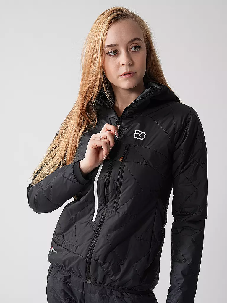 ORTOVOX | Damen Isojacke Piz Boé Swisswool Hoodie | beere