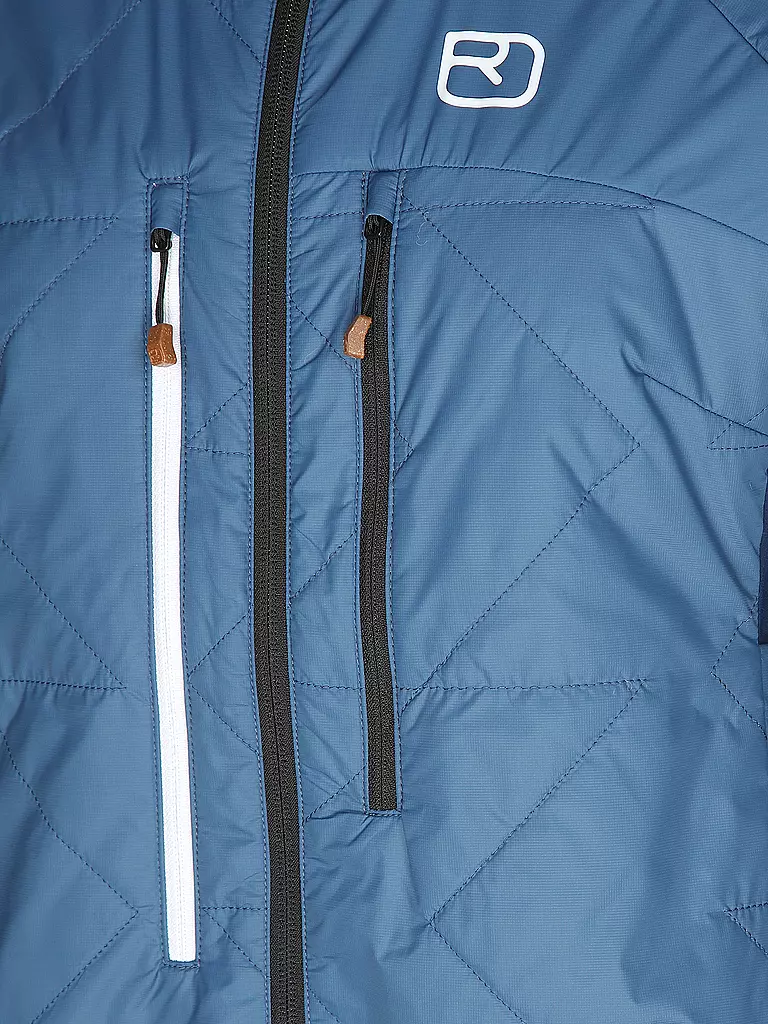 ORTOVOX | Damen Isojacke Piz Boé Swisswool Hoodie | blau