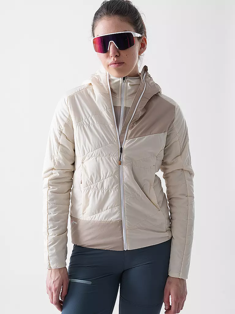 ORTOVOX | Damen Isojacke Piz Duan SW Hoodie | beige