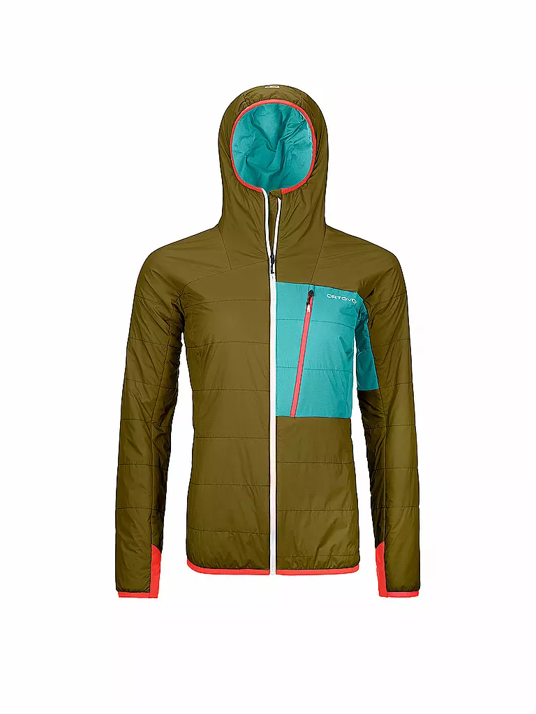 ORTOVOX | Damen Isolationsjacke Piz Duan Swisswool | olive