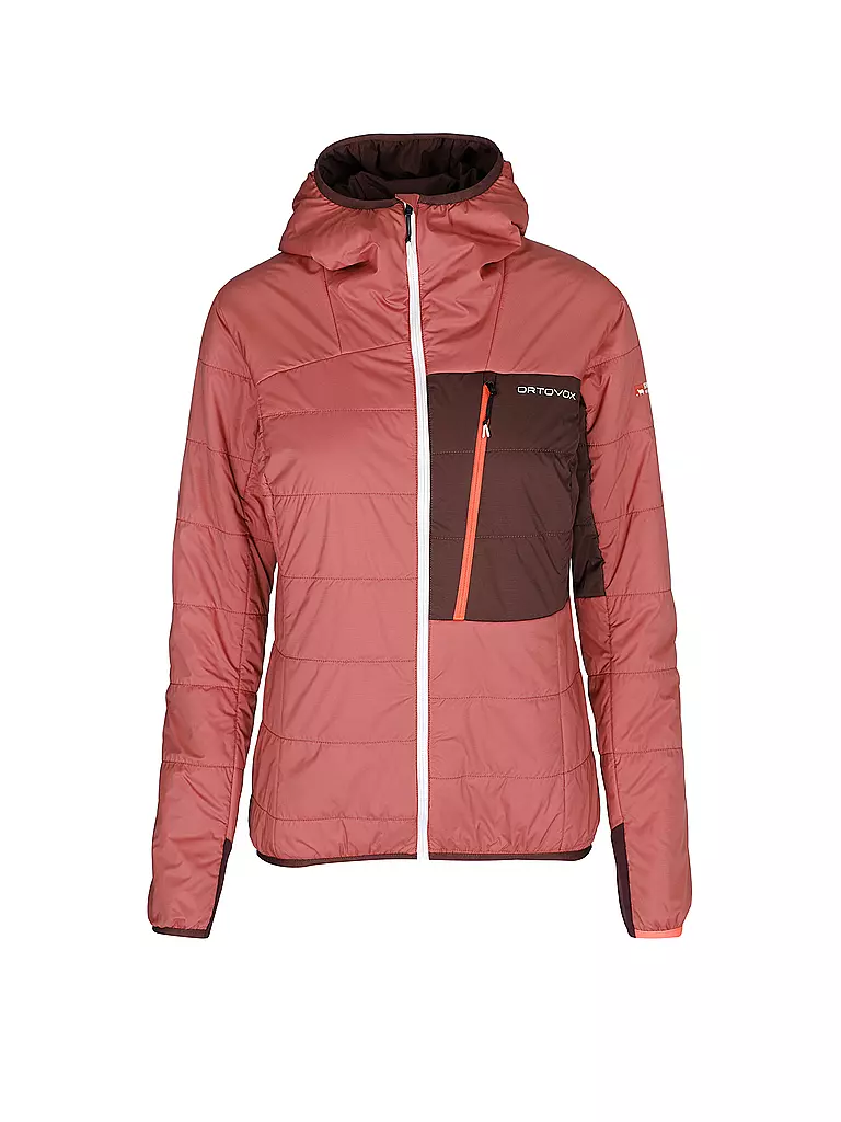 ORTOVOX | Damen Isolationsjacke Piz Duan Swisswool | koralle