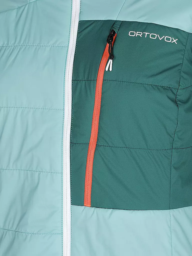 ORTOVOX | Damen Isolationsjacke Piz Duan Swisswool | türkis