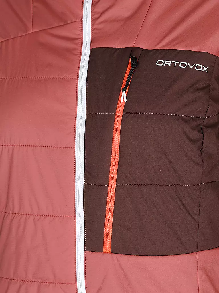 ORTOVOX | Damen Isolationsjacke Piz Duan Swisswool | koralle