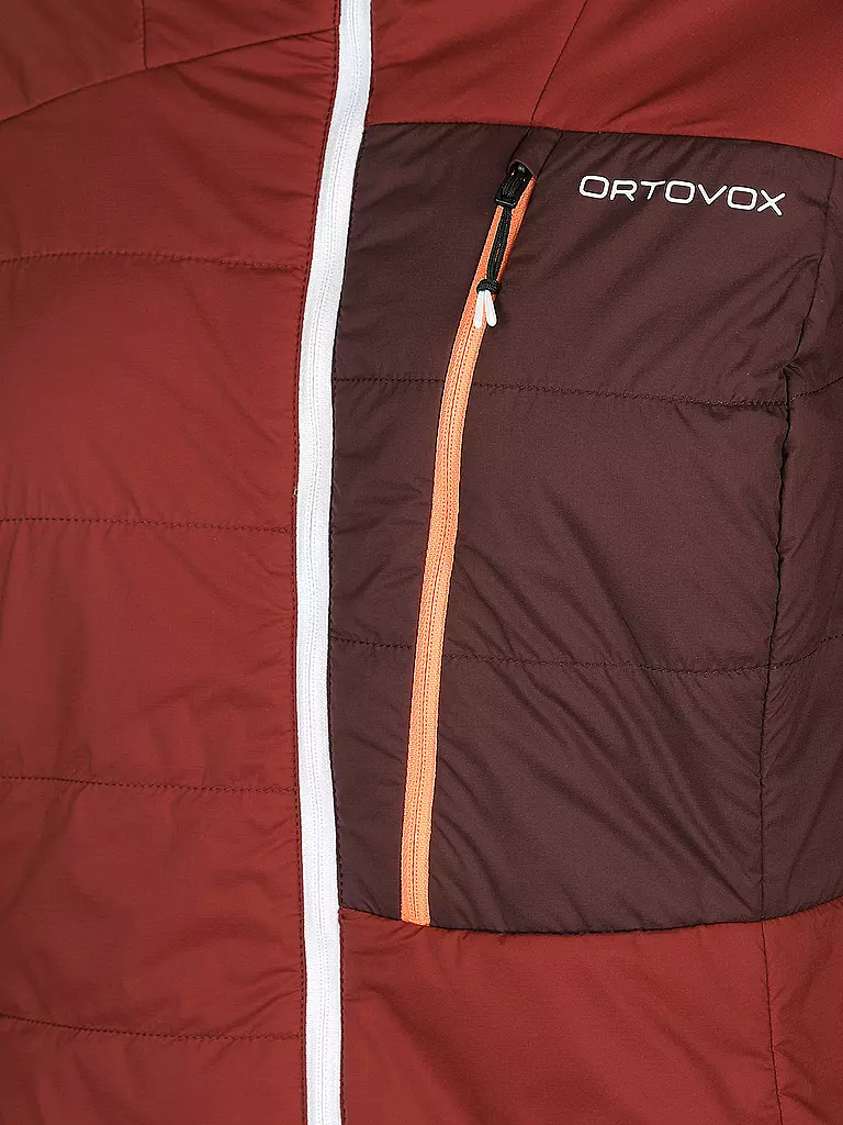 ORTOVOX | Damen Isolationsjacke Piz Duan Swisswool | rot