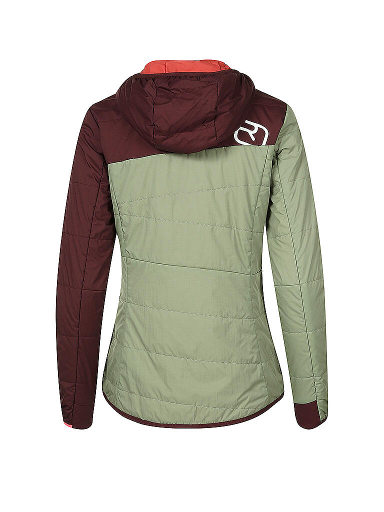 ORTOVOX | Damen Isolationsjacke Zebru Hoody SWISSWOOL | grün