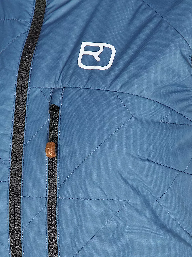 ORTOVOX | Damen Isoweste Swisswool Piz Boè Hoodie | blau