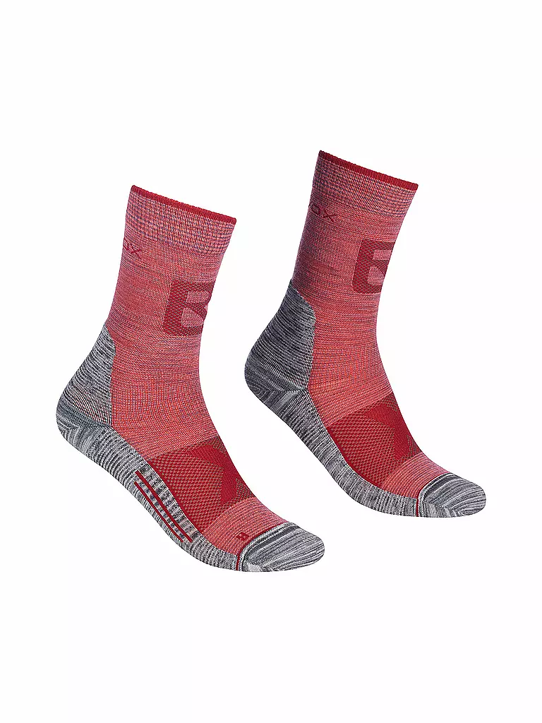 ORTOVOX | Damen Outdoorsocken Alpinist Pro Comp Mid | rot