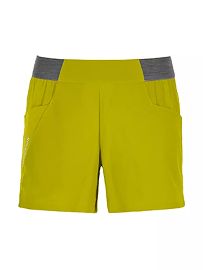 ORTOVOX | Damen Short Piz Selva | gelb