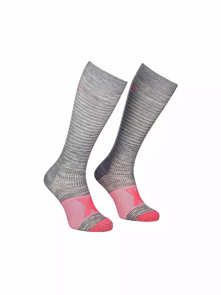 ORTOVOX | Damen Skitourensocken Tour Compression Long Socks | grau