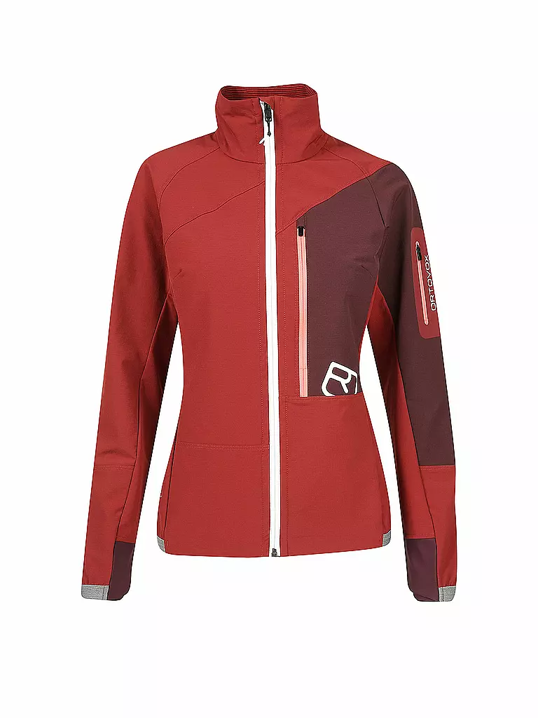 ORTOVOX | Damen Softshelljacke Berrino | rot