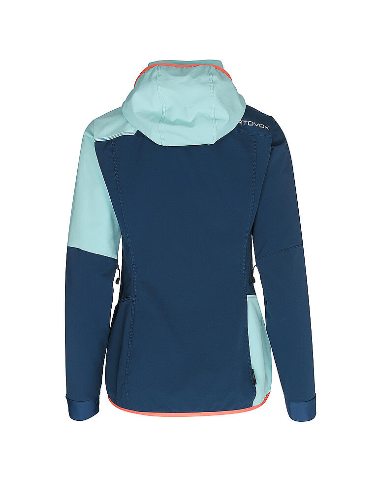ORTOVOX | Damen Softshelljacke Col Becchei Hoodie | petrol