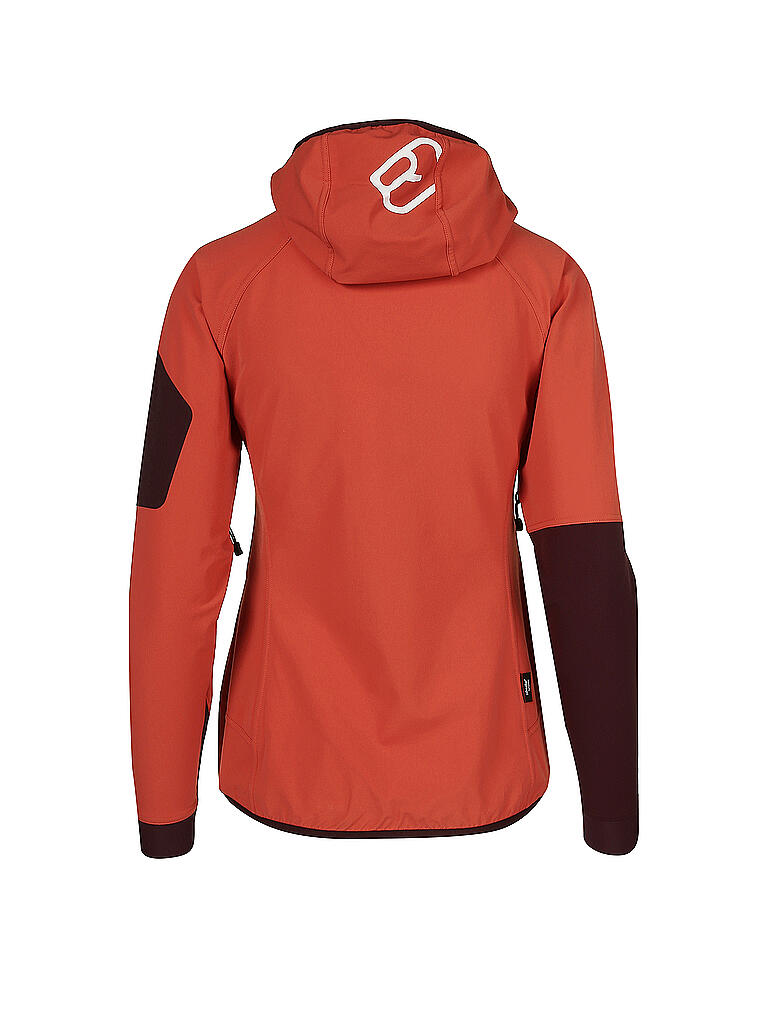 ORTOVOX | Damen Softshelljacke Naturetec Light Col Becchei | rot
