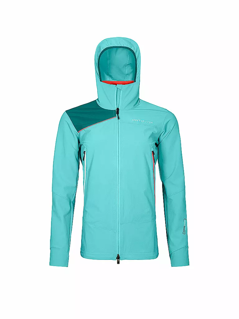 ORTOVOX | Damen Softshelljacke Pala Hoodie | türkis