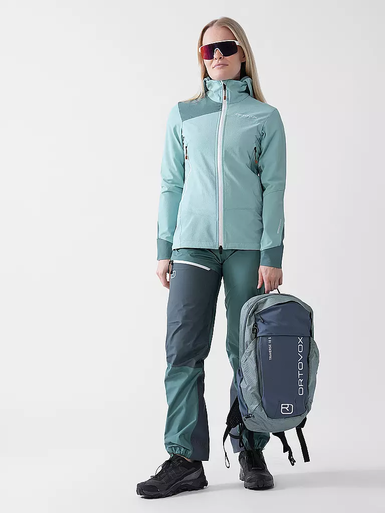 ORTOVOX | Damen Softshelljacke Pala Hoodie | mint