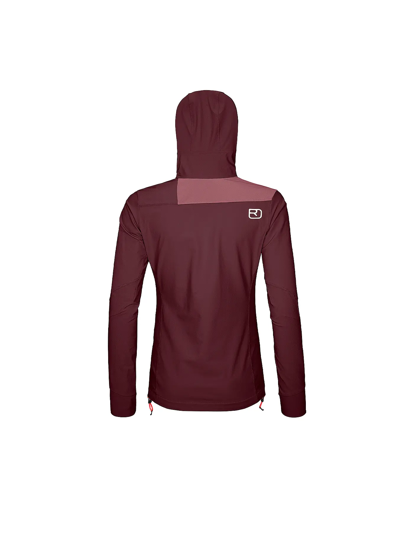 ORTOVOX | Damen Softshelljacke Pala Hoodie | dunkelrot