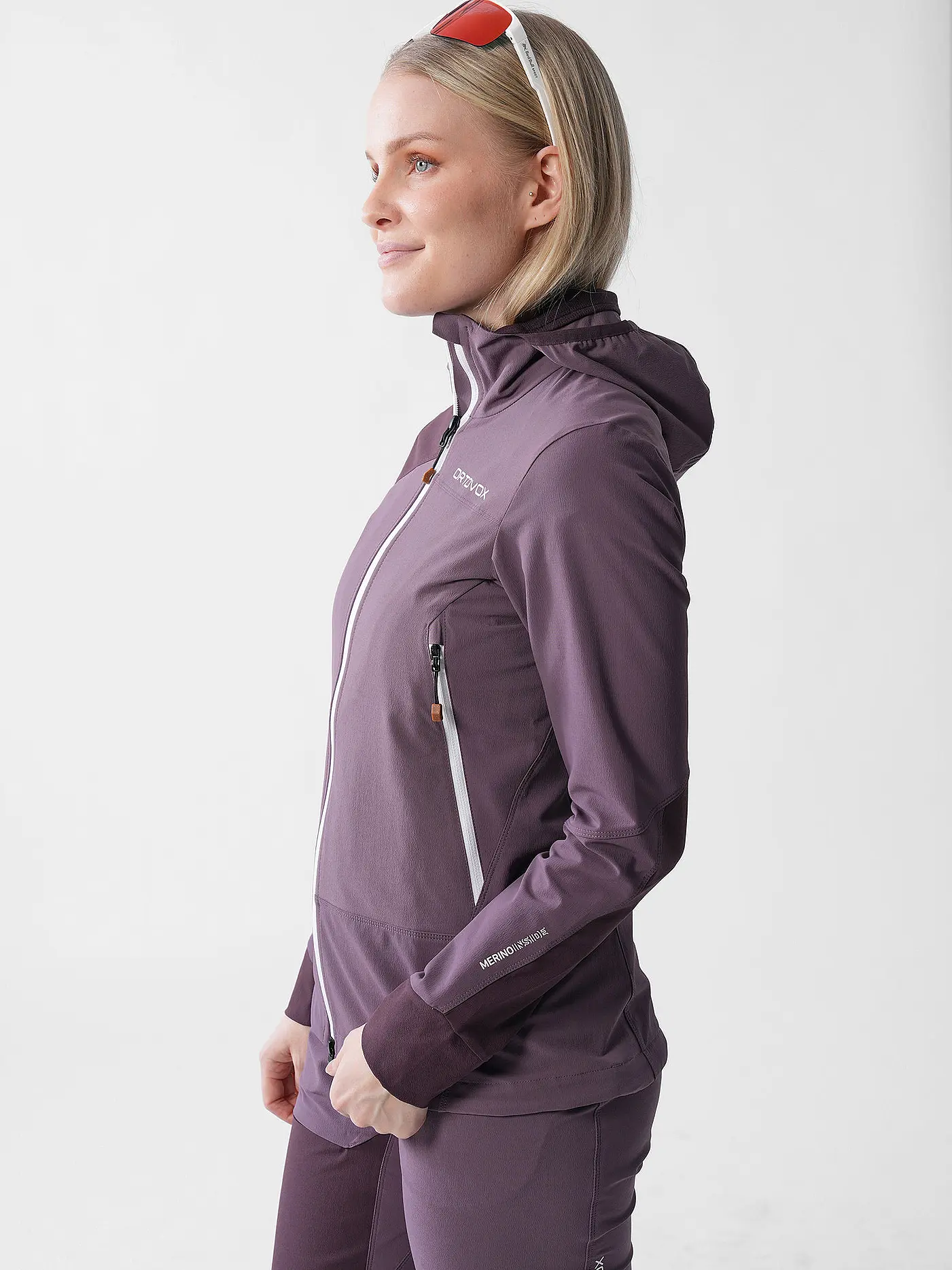 ORTOVOX | Damen Softshelljacke Pala Hoodie | lila