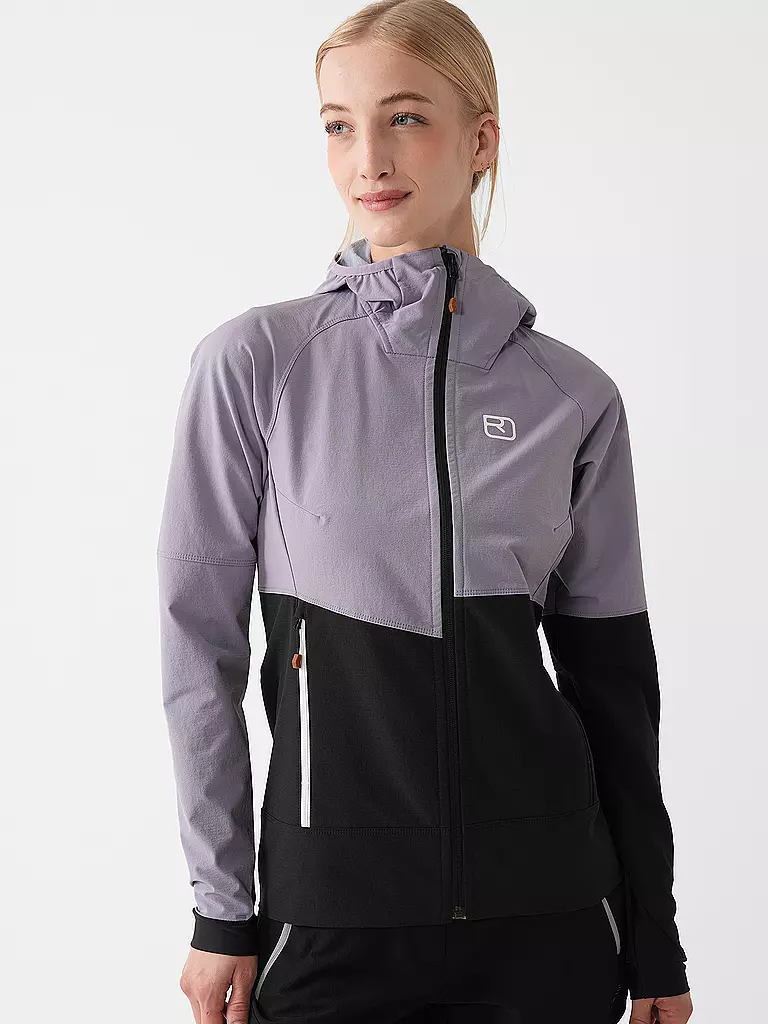 ORTOVOX | Damen Softshelljacke Punta Berrino Hoodie | lila