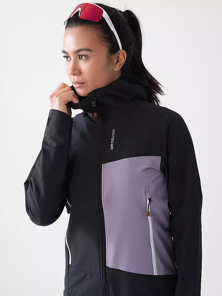 ORTOVOX | Damen Softshelljacke Seceda Hoodie | schwarz