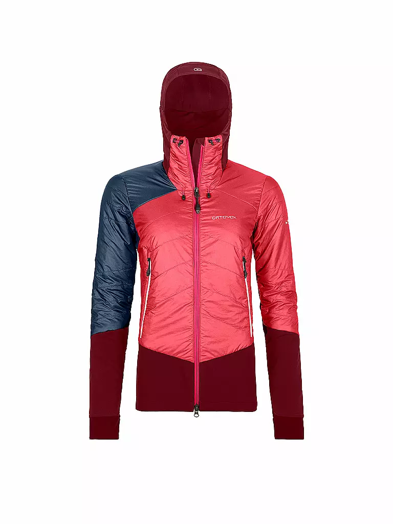 ORTOVOX | Damen Touren Hybridjacke Piz Palü | rot