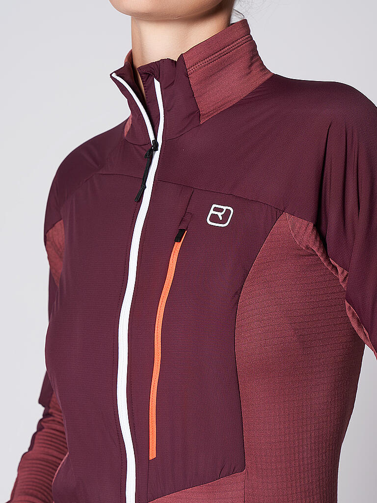 ORTOVOX | Damen Touren Hybridjacke Westalpen | beere