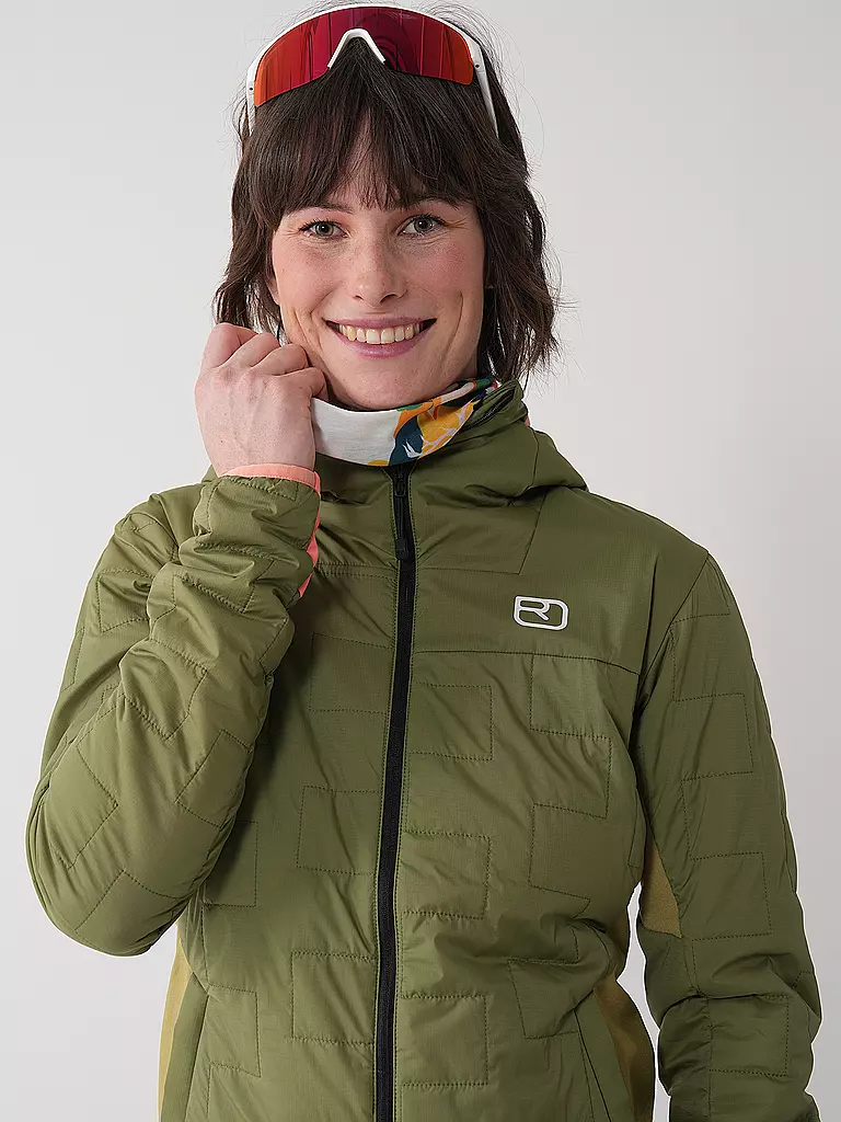 ORTOVOX | Damen Touren Isojacke Piz Badus SW Hoodie | petrol