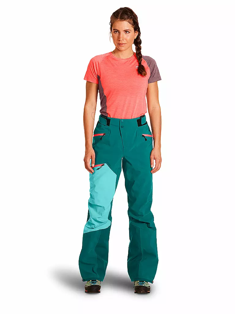 ORTOVOX | Damen Tourenhose Westalpen 3L | petrol