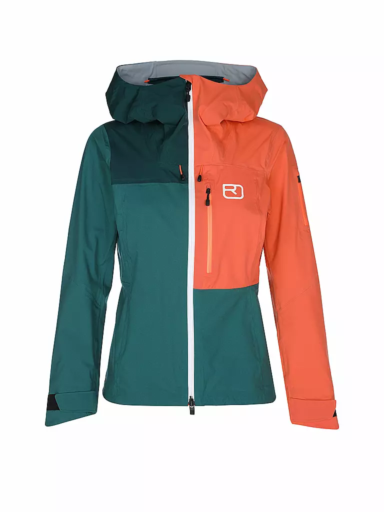 ORTOVOX | Damen Tourenjacke Ortler 3L Hoodie | petrol