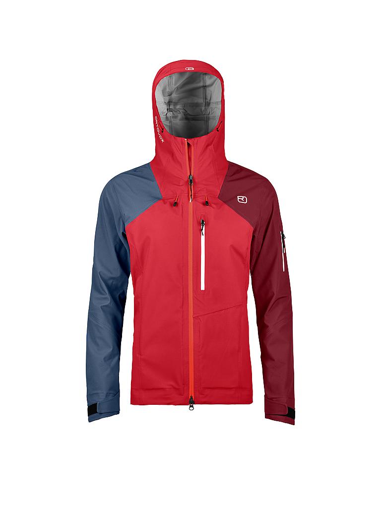 ORTOVOX | Damen Tourenjacke Ortler 3L | rot