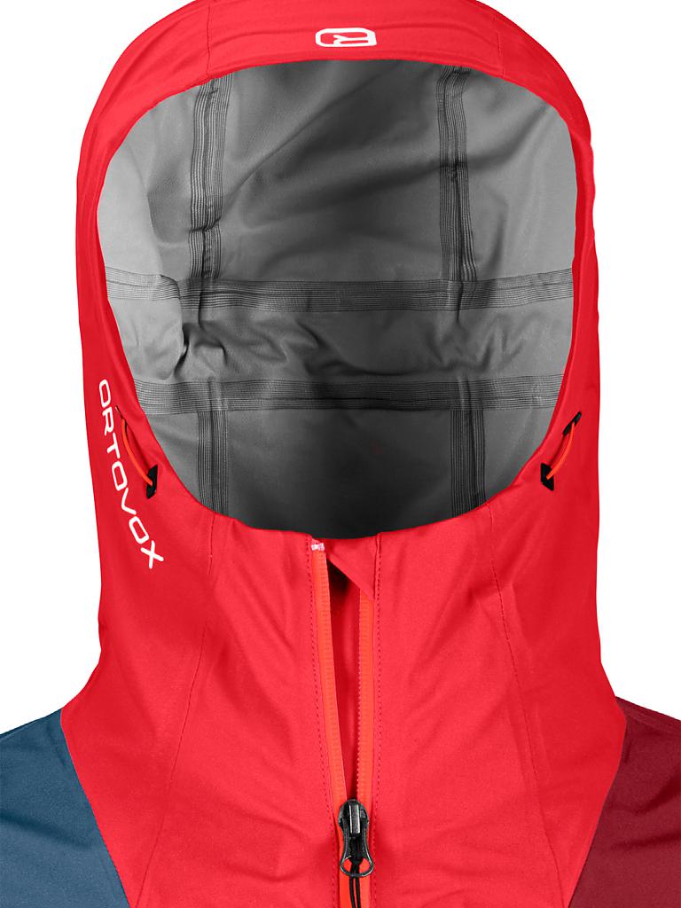 ORTOVOX | Damen Tourenjacke Ortler 3L | rot