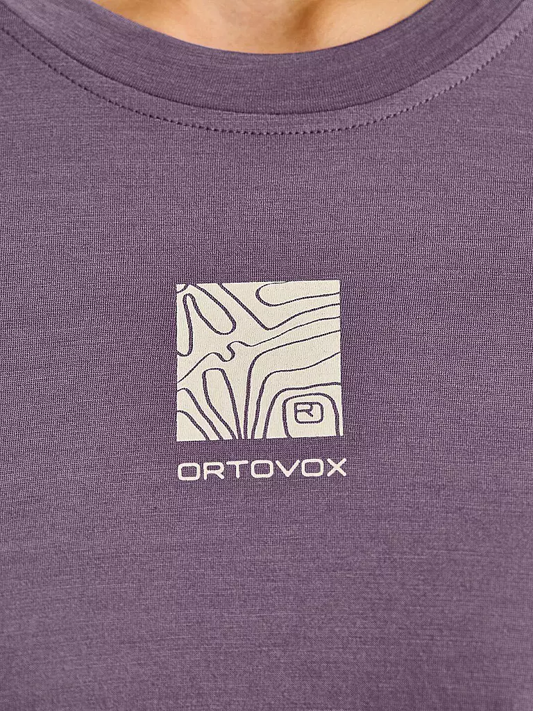ORTOVOX | Damen Tourenshirt Abstract 120 Cool Tec | lila
