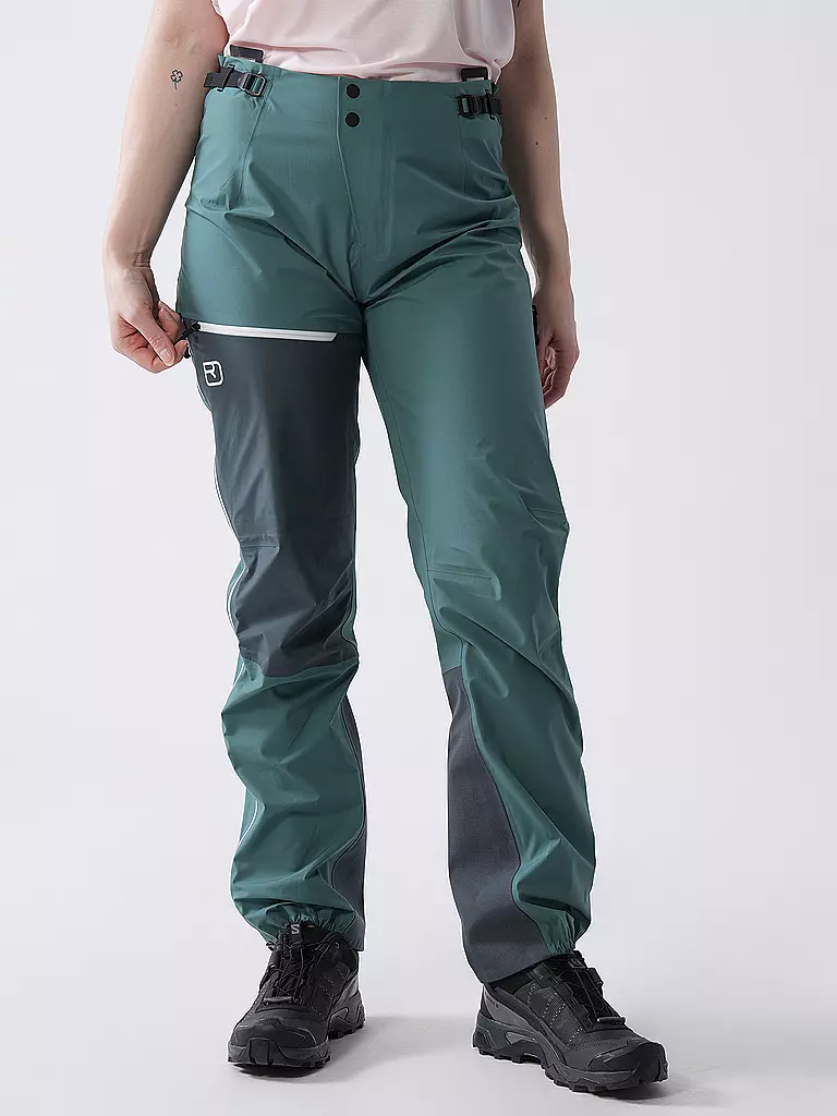 ORTOVOX | Damen Wanderhose Westalpen Light 3L | dunkelgrün