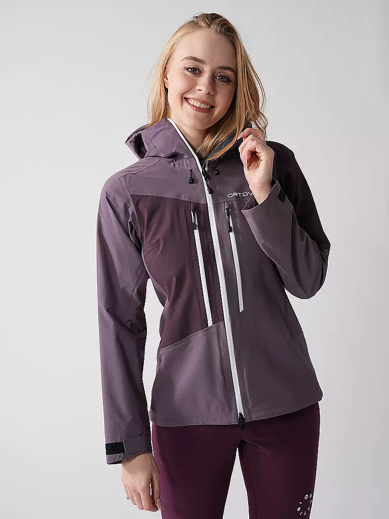 ORTOVOX | Damen Wanderjacke Westalpen 3L Hoodie | lila
