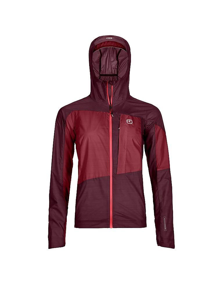 ORTOVOX | Damen Windjacke MERINO WINDBREAKER | rot